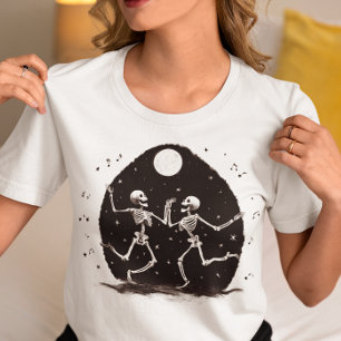 Halloween Dansande Skelett T Shirt