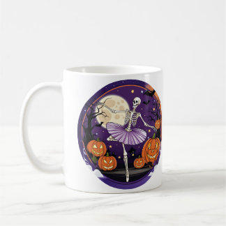 Halloween-dårande skelett, bästa halloween-gåva! kaffemugg
