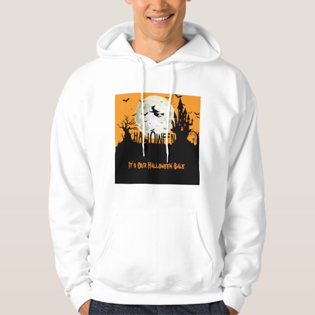 Halloween Day Man T-Shirt Hoodie (Framsida)