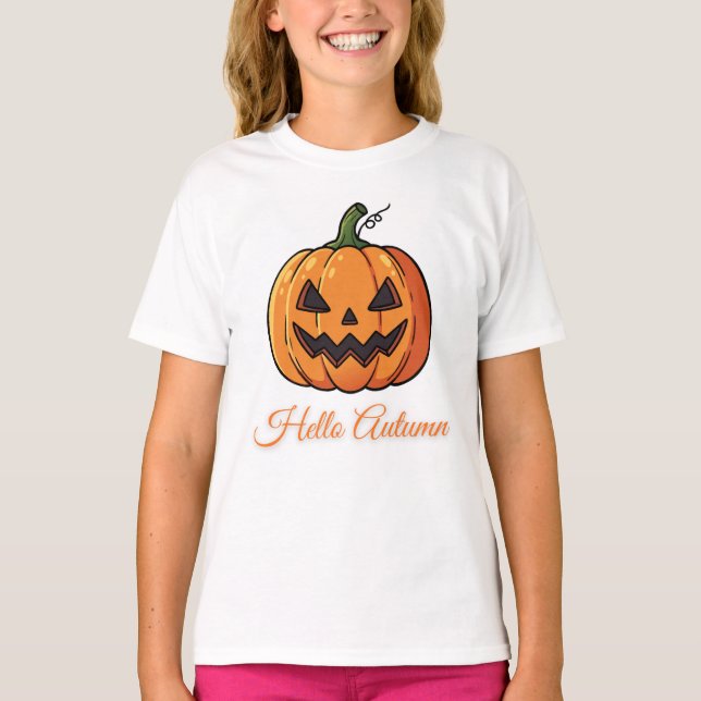 Halloween Day October  T Shirt (Framsida)