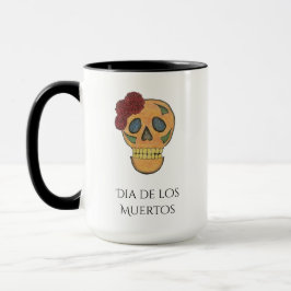 Halloween Day of the dead Sugar Skull Mugg
