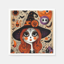 Halloween Day of the dead Witch
