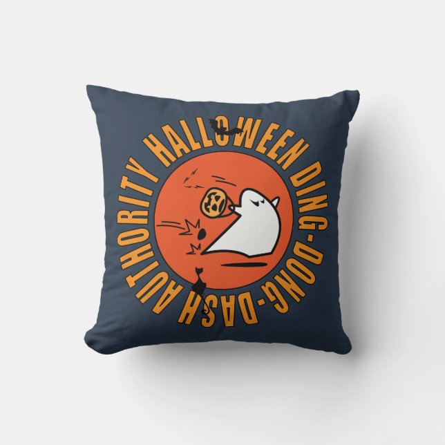 Halloween DDD-myndighetsemblem Kudde (Framsida)