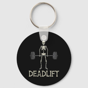 Halloween Deadlift Skeleton Gym Workout Costume Me Nyckelring