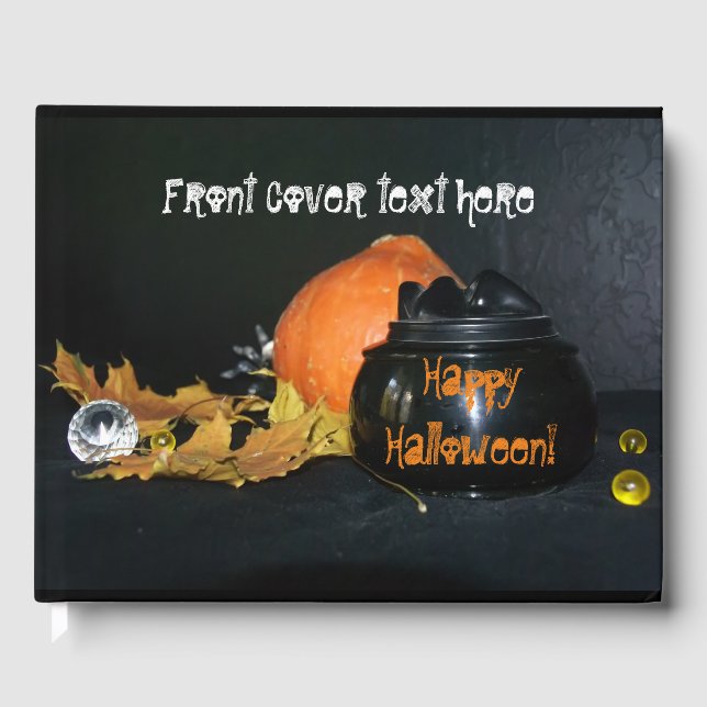 Halloween decor gästböcker (Framsida)