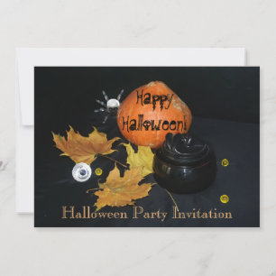 Halloween decor inbjudningar