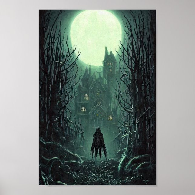 Halloween Decor Poster Creepy Ghoul (Framsidan)