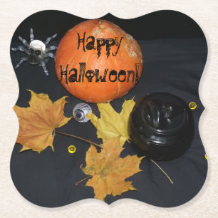 Halloween decor underlägg papper