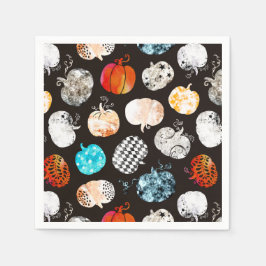 Halloween Decorative Pumpkin Mönster Pappersservett