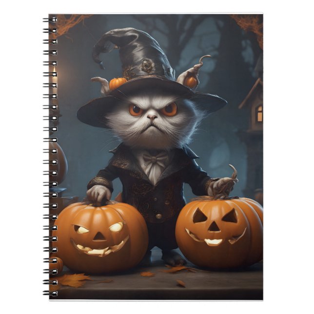 halloween-dekor anteckningsbok (Framsidan)