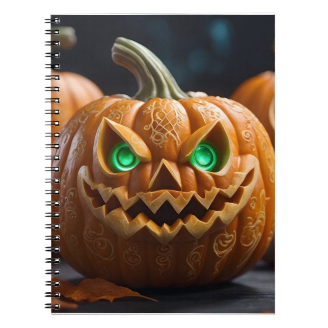 halloween dekor design anteckningsbok (Framsidan)