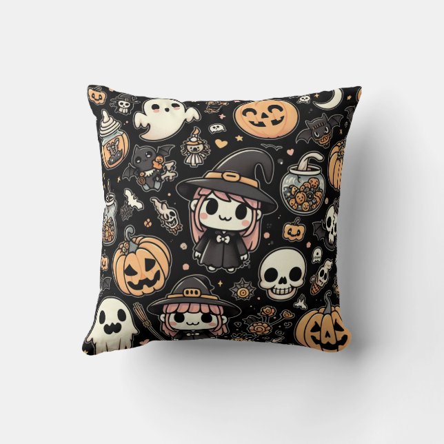 Halloween Dekoration Cushion Kudde (Baksida)