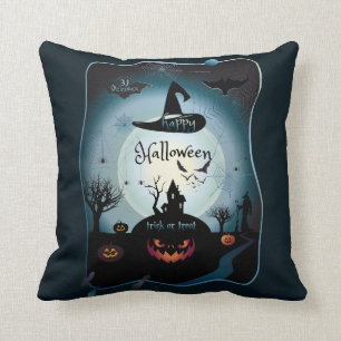 Halloween Dekoration Treat eller Trick Monster Kudde