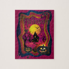 Halloween Dekoration Treat eller Trick Monster Pussel