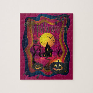 Halloween Dekoration Treat eller Trick Monster Pussel