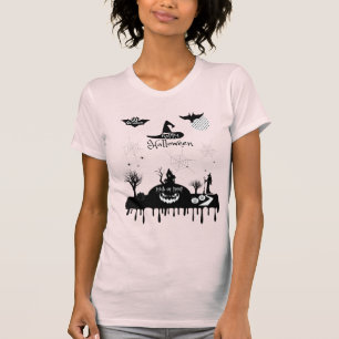 Halloween Dekoration Treat eller Trick Monster T Shirt