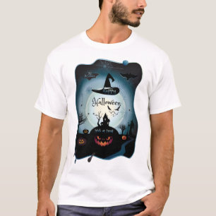 Halloween Dekoration Treat eller Trick Monster T Shirt