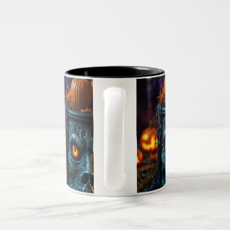 Halloween-dekoration tryckt Två-Tonad mugg