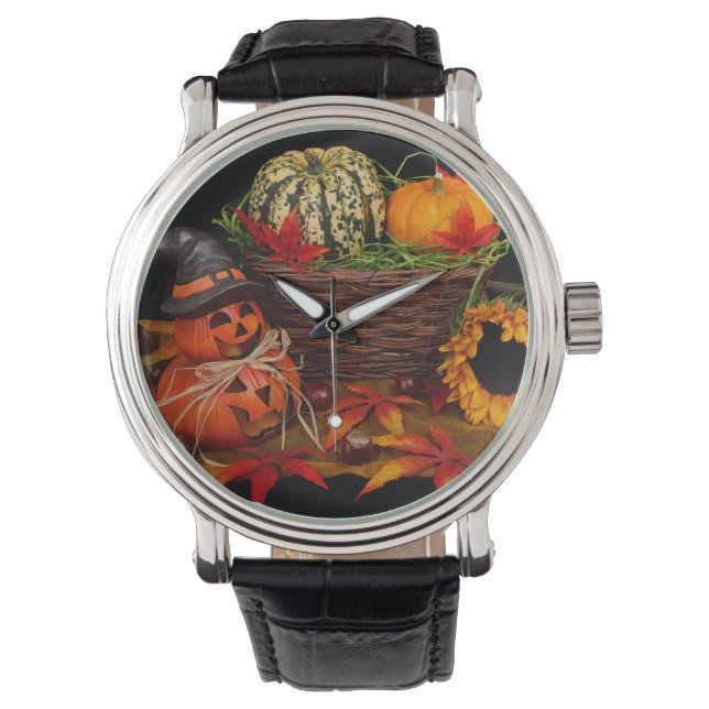 Halloween-Dekorationer Armbandsur (Framsida)