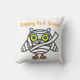 Halloween Dekorativ kudde Uggla Mummy