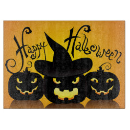 Halloween dekorativa Glass skärbräda/pumpor