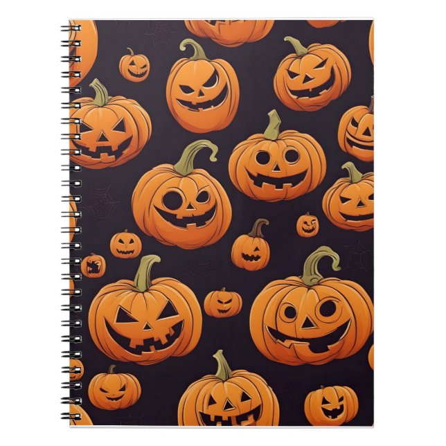 halloween-dekordesign anteckningsbok (Framsidan)