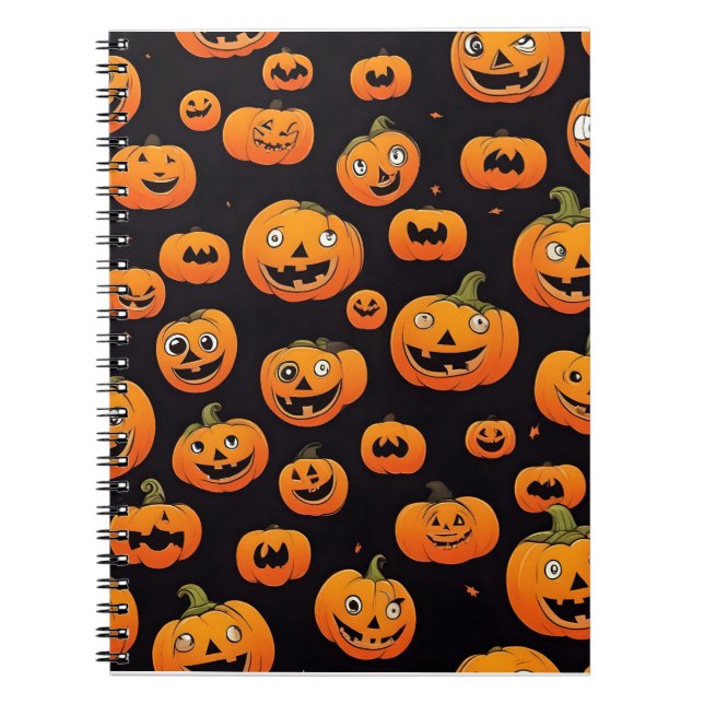 halloween-dekordesign anteckningsbok (Framsidan)