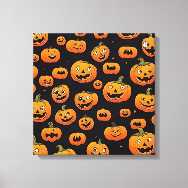 halloween-dekordesign canvastryck (Framsida)