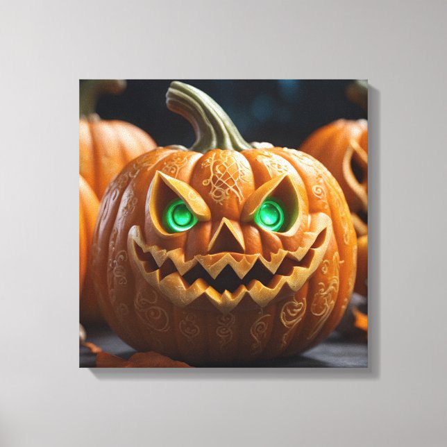 halloween-dekordesign canvastryck (Framsida)