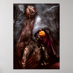 Halloween - den huvudlösa skicklig ryttare poster