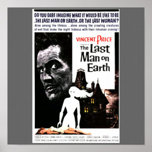 Halloween "den sist manen på jord" filmaffisch poster