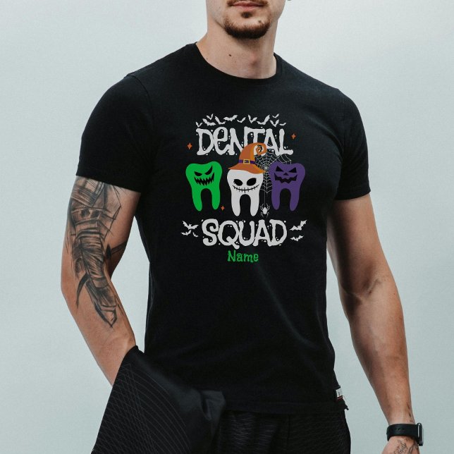 Halloween Dental Squad Dental Professionell T Shirt (Skapare uppladdad)