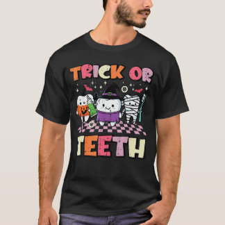 Halloween Dentistrick Oreeth Tandläkar Kostym Män T Shirt