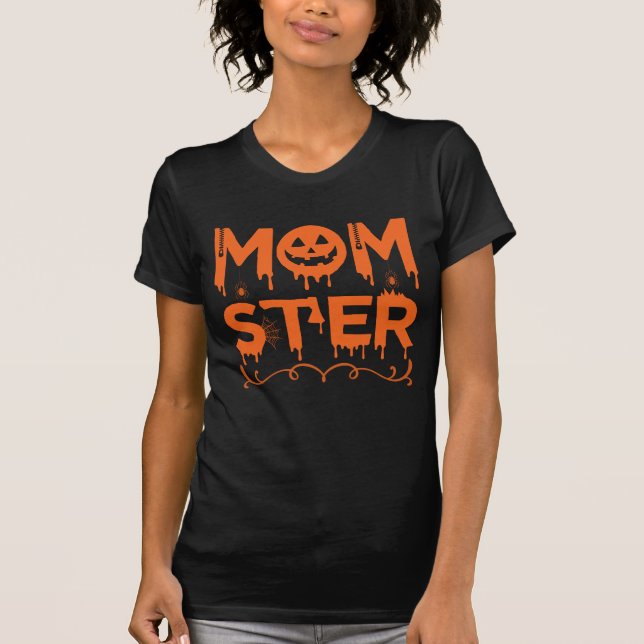 Halloween Design Design for Spooky Mammor är en fa T Shirt (Framsida)