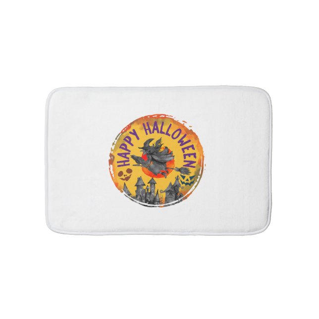 Halloween Design Design Happy halloween Witch Badrumsmatta (Framsidan)