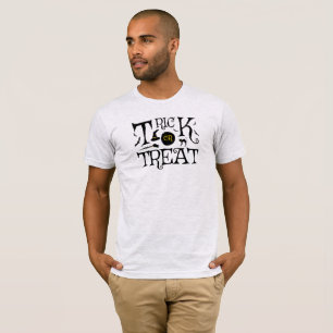 Halloween-design för trick or treat t shirt