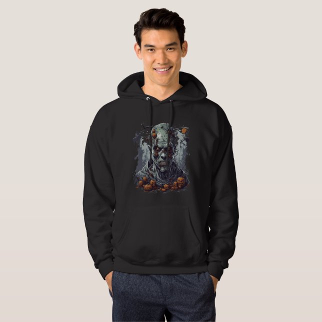 Halloween-design  hoodie (Hel framsida)