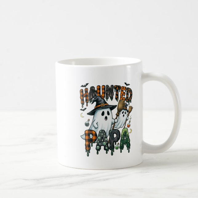 Halloween-design med spökpappa kaffemugg (Höger)