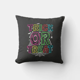 Halloween design med trick or treat spindelnät_1 kudde