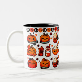 Halloween-design Två-Tonad Mugg