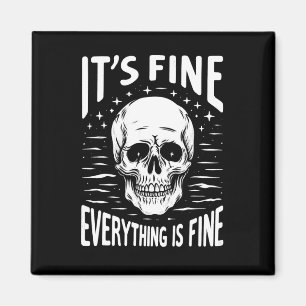 Halloween, det är Bra att allt är Bra-sunt Skele Magnet