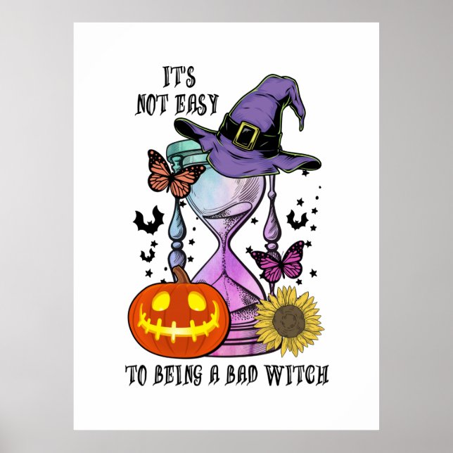 Halloween, det är inte lätt att vara en häxfödelse poster (Framsidan)