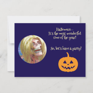 HALLOWEEN, DET ÄR JEAS MEST ONDERFULLA TID VYKORT