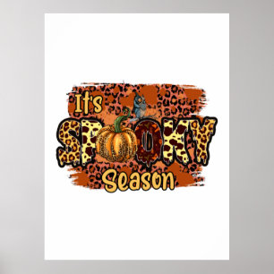 Halloween det är taloky Season Birthday Poster