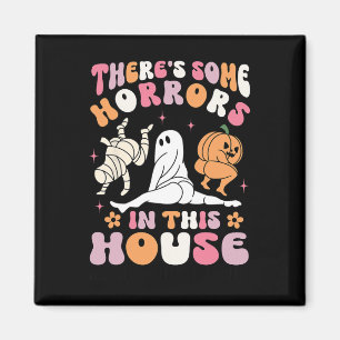 Halloween Det finns några fasor här i huset Ghost Magnet