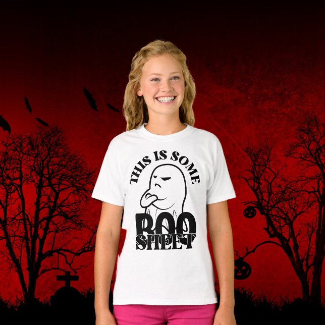 Halloween det här är lite Boo Lakan, roligt Ghost T Shirt (Skapare uppladdad)