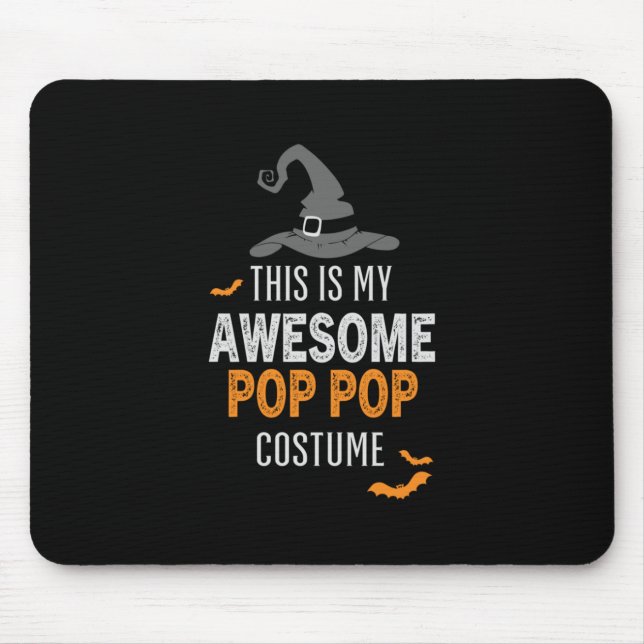 Halloween, det här är min Fantastisk-pop-födelseda Musmatta (Framsidan)