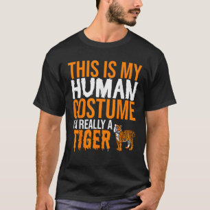 Halloween det här är min mänskliga dräkt jag är Ve T Shirt