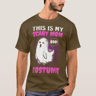 Halloween det här är min Scary Mamma Costume Boo T Shirt