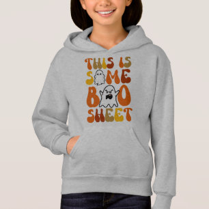 Halloween Det här är något spökblad Retro vibbar S T Shirt